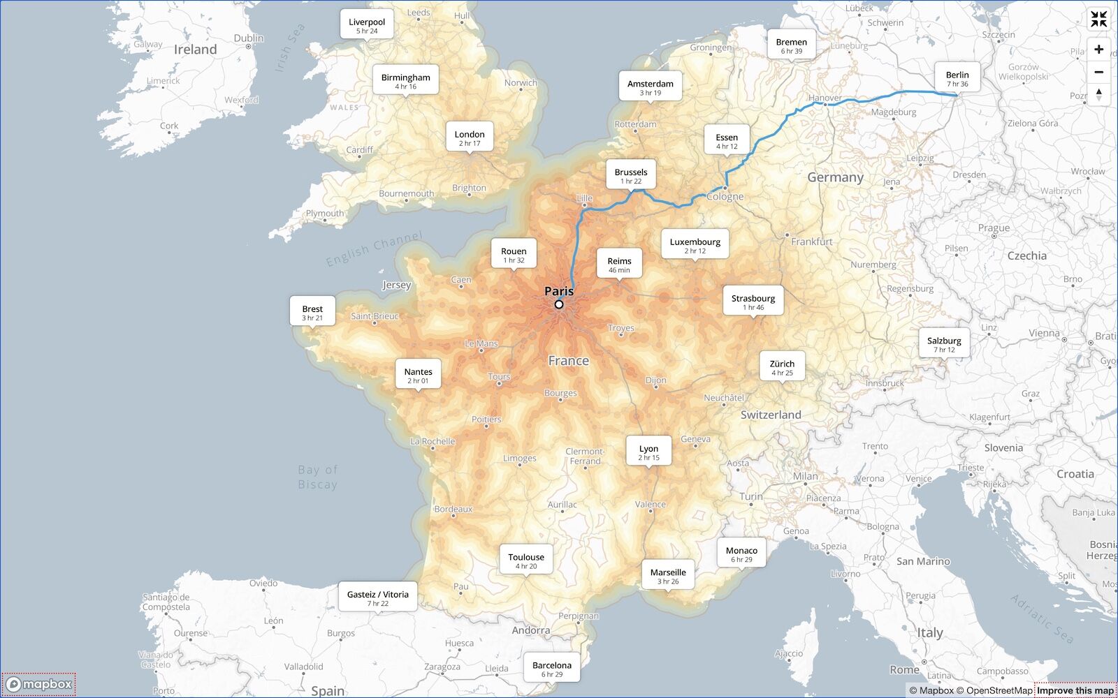 Chronotrains-Paris-Berlin