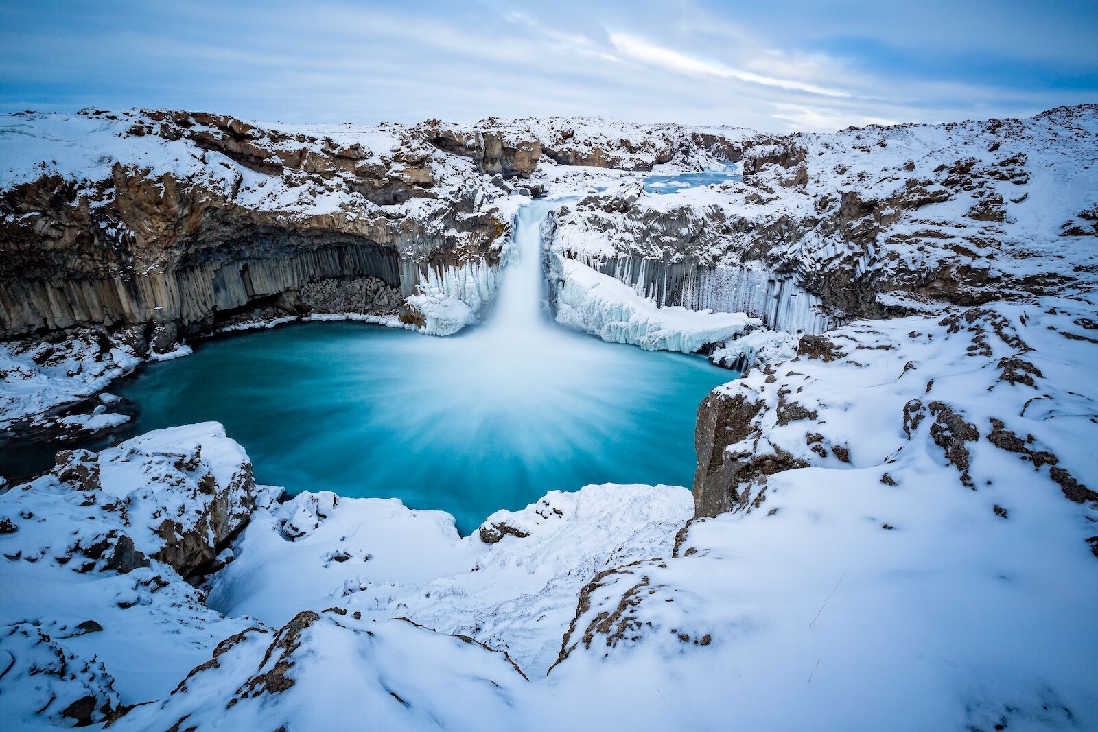 Aldeyjarfoss-Iceland-Waterfalls-in-Winter-1
