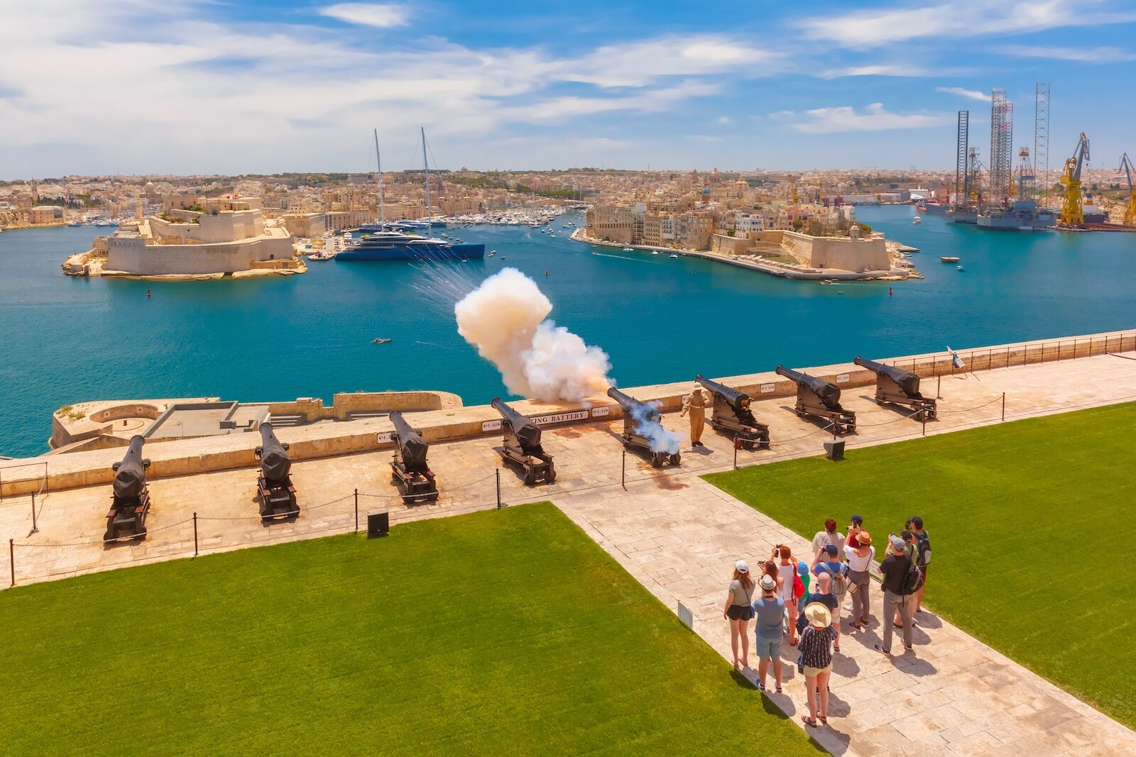 Saluting-Battery-Valletta-Malta Saluting-Battery-Valletta-Malta