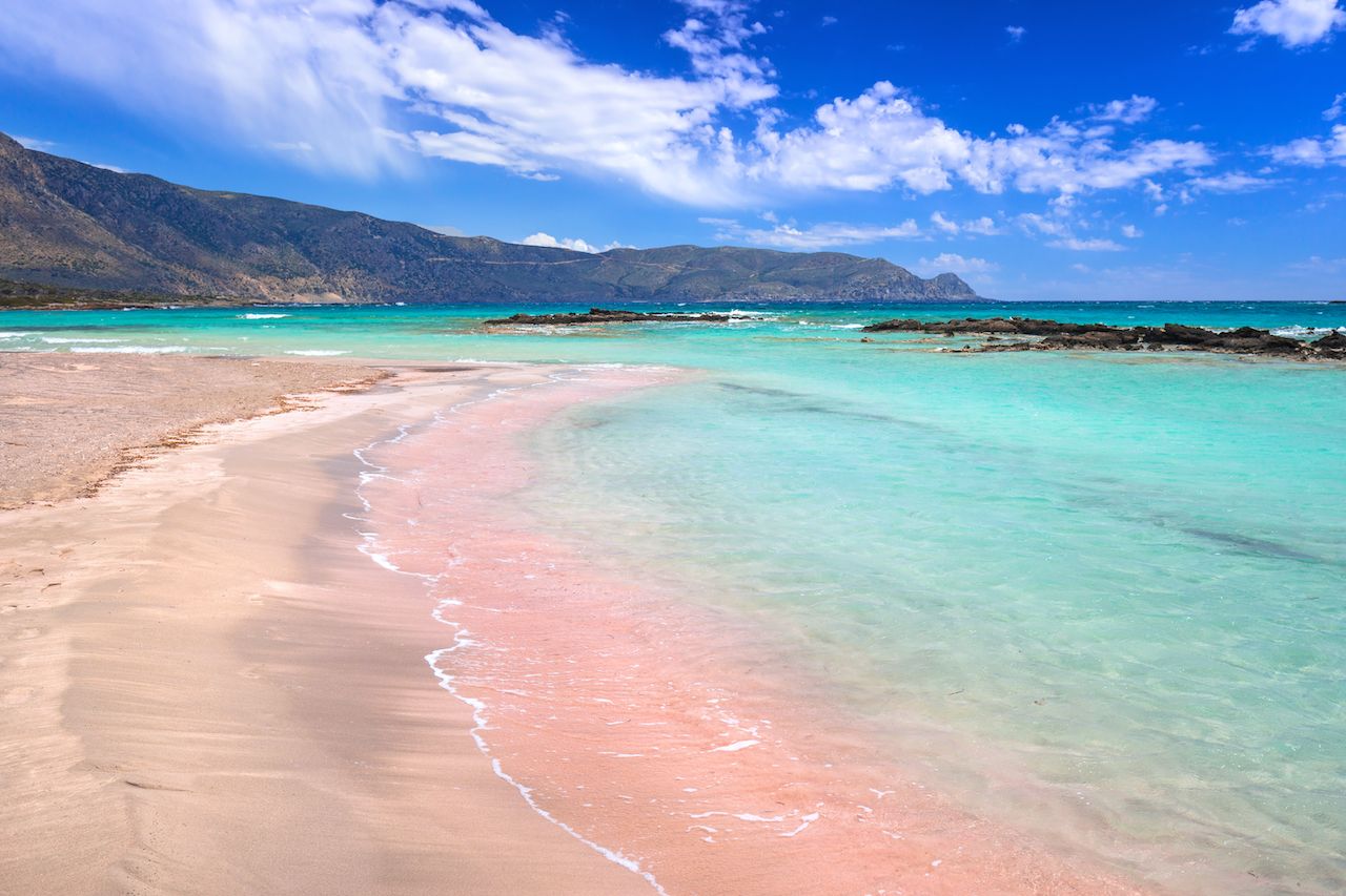 Elafonissi-beach-with-pink-sand-on-Crete-Greece
