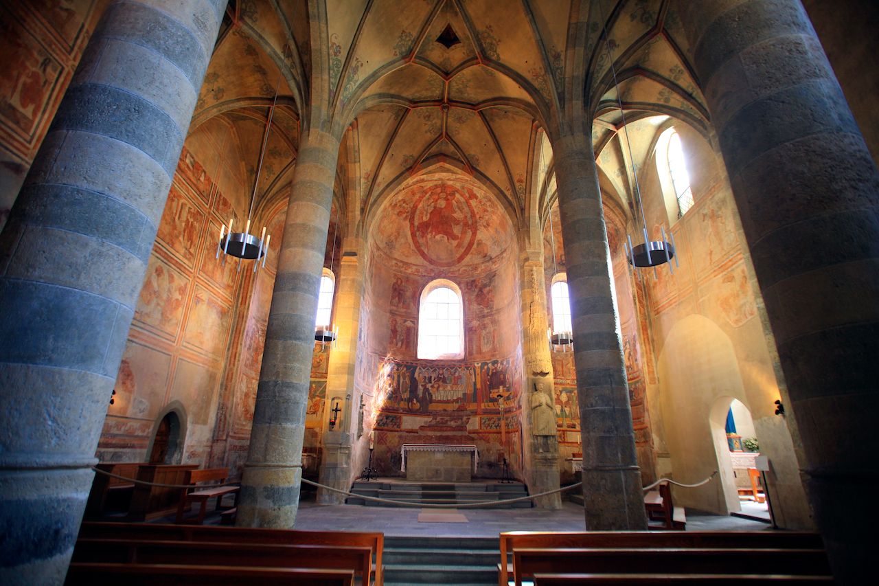 Switzerland-road-trip-Benedictine-Convent-of-StJohn-Mustair