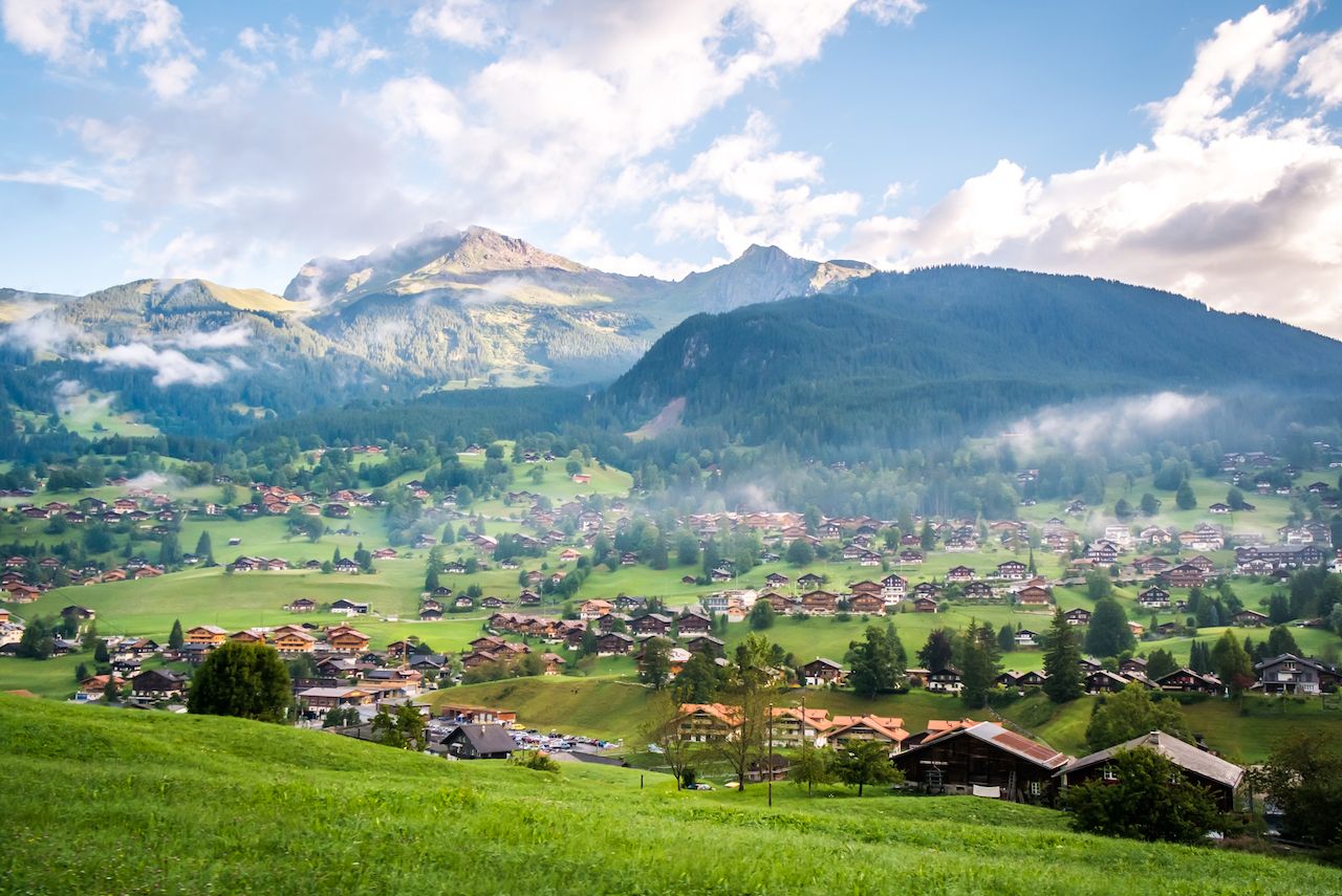 Grindelwald-village-in-Switzerland