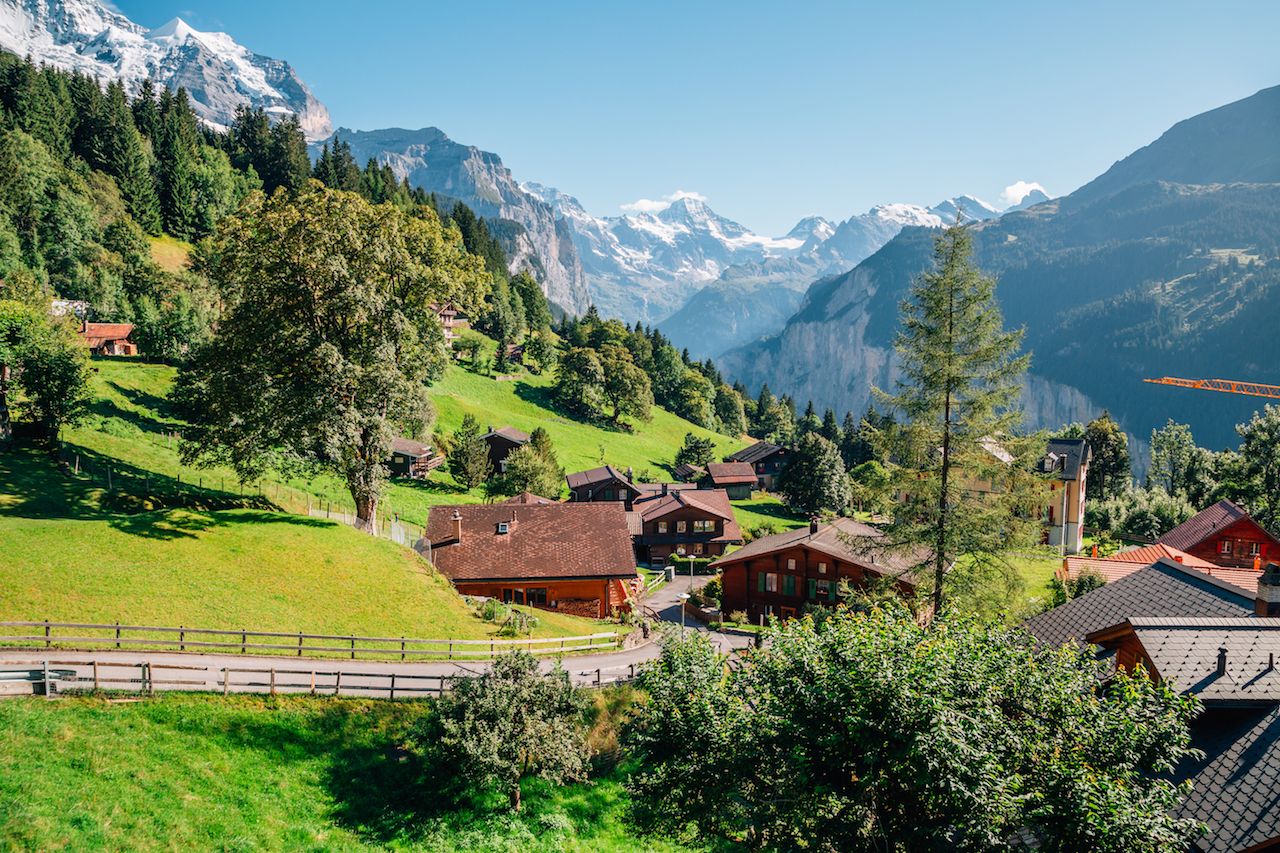 Wengen-village-in-Switzerland