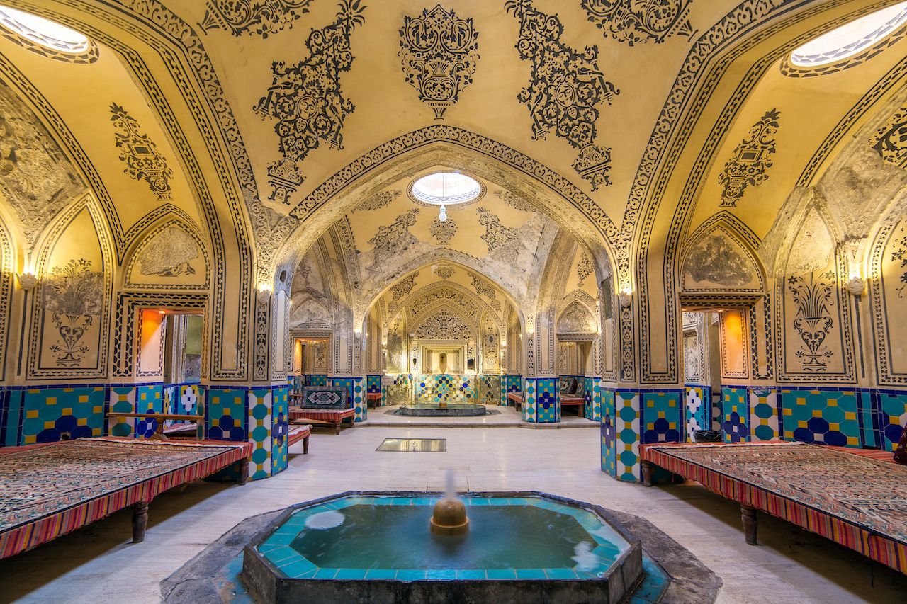 Sultan-Amir-Ahmad-historic-bath-Kashan-Iran