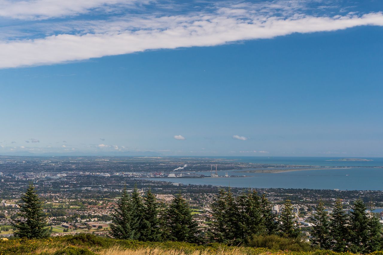 View-over-Dublin-city-Ireland-from-the-Three-Rock-Peak View-over-Dublin-city-Ireland-from-the-Three-Rock-Peak