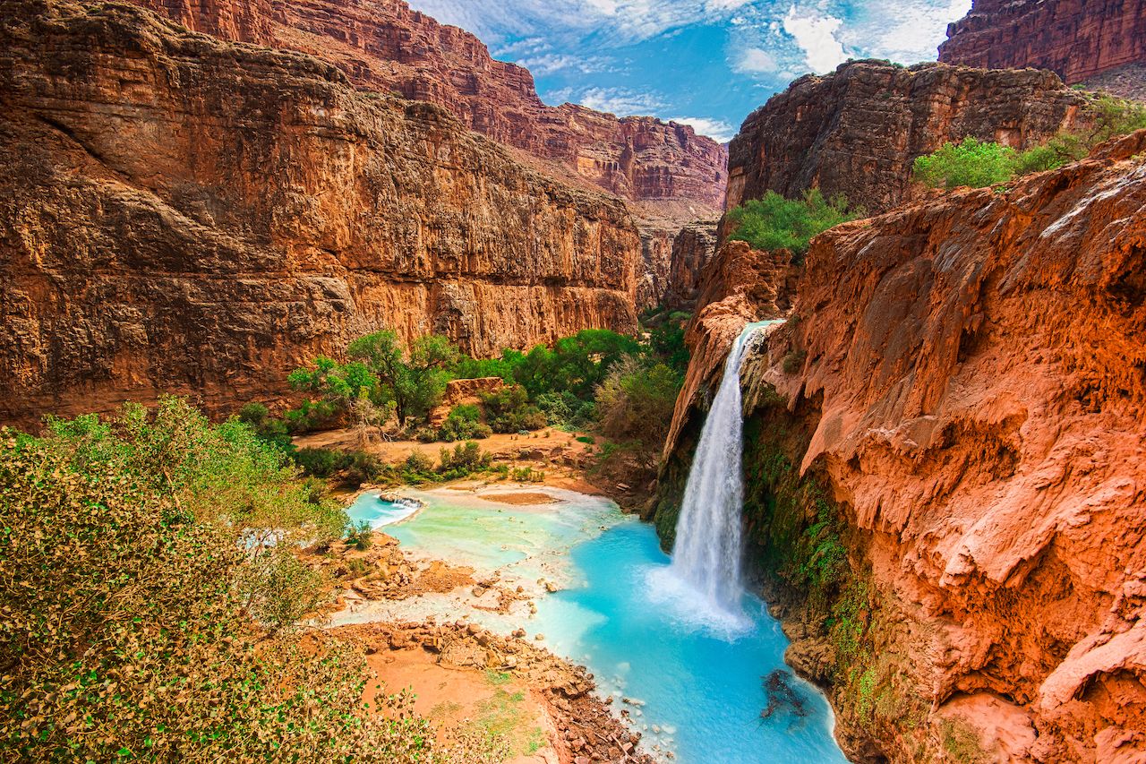 Havasu-Falls-waterfalls-in-Arizona Havasu-Falls-waterfalls-in-Arizona