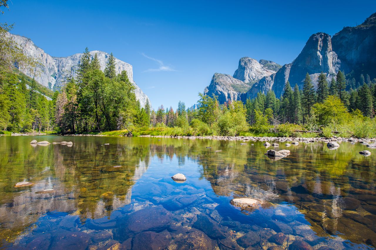 Merced-river-on-a-sunny-day-in-Yosemite Merced-river-on-a-sunny-day-in-Yosemite